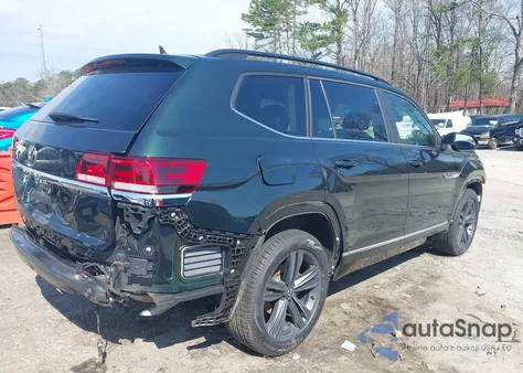 2021 Volkswagen Atlas 3.6L V6 Se W/Technology R-Line из США, поврежденный, VIN 1V2PR2CA3MC588791